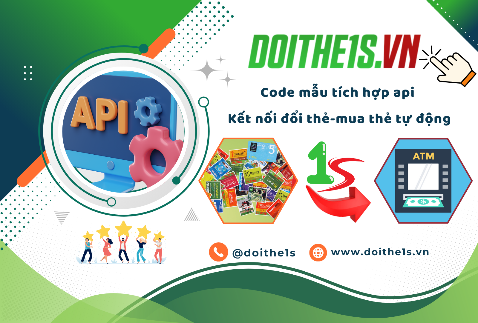 TÀI LIỆU KẾT NỐI API ĐỔI THẺ  - MUA THẺ TỰ ĐỘNG 24/24